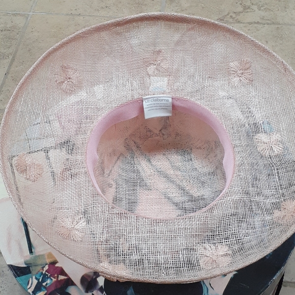 SOLD VINTAGE Peach/Pink Bow Hatπ w/hat carrier box - Picture 4 of 5